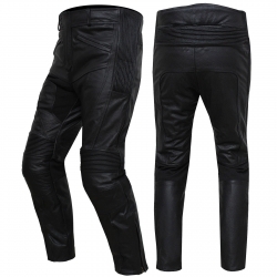 Mens Leather Motorcycle Sports Biker Racing Trousers